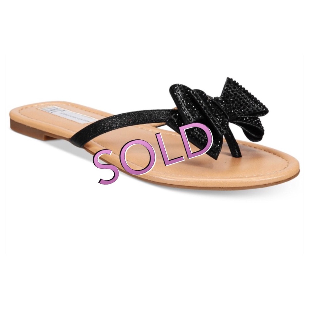 Mabae Bow Flat Sandals